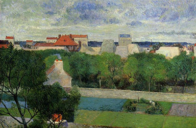 Market Gardens of Vaugirard by Paul Gauguin